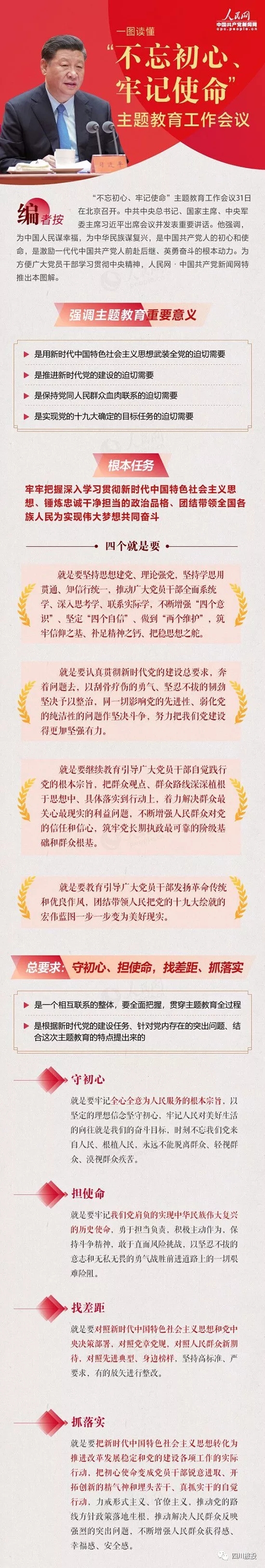 不忘初心、牢记使命| 一图读懂“不忘初心、牢记使命”主题教育工作会议