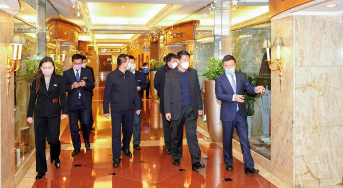 集团党委书记、董事长任丁一行 赴锦江宾馆督导检查疫情防控工作